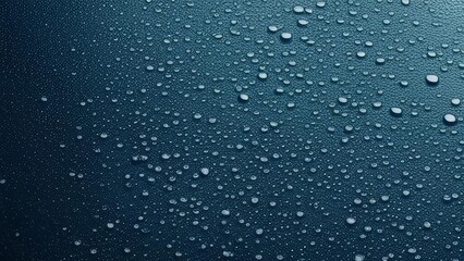 Abstract background with raindrops on the surface of the water.
