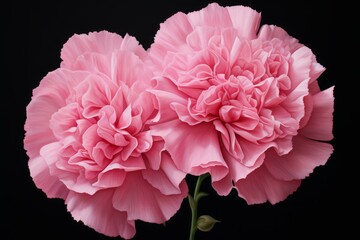 Romantic Pink carnation. Floral day romantic. Generate Ai