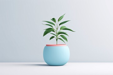 a plant in a pot