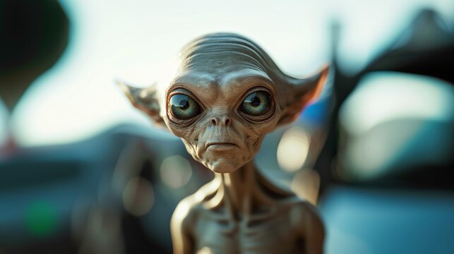 strange alien that is very light