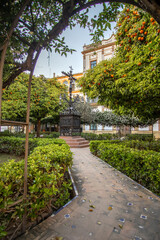 Plaza de Santa Cruz, Sevilla, Andalucía, España