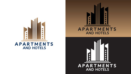 Apartments & Hotels Logo Template
