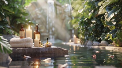 Idyllic spa setting for a serene retreat focused on health and wellbeing