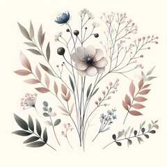 Botanical Watercolor with the Art of Small Blooms
