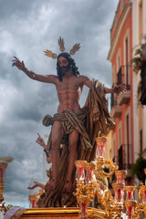 paso de misterio de la hermandad de la resurrección, semana santa de Sevilla