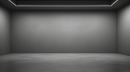 Empty dark abstract concrete room Advanced background High end scenario concrete interior,,
an empty white room with lights in the middle Free Photo
 - obrazy, fototapety, plakaty