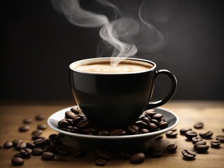 Serenity in a Cup: Captivating Coffee Break Scene - AI Generated.