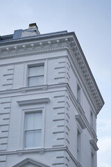 Facade of a classic white building