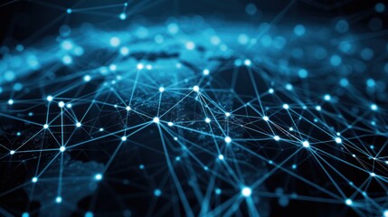 Global Connectivity Nexus - A visual representation of global connectivity, highlighting the intricate web of our digital world. 
