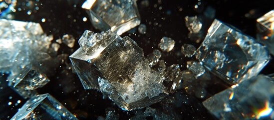 Tektites are small glassy bodies made from debris thrown by meteorites. - obrazy, fototapety, plakaty