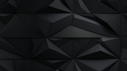 Fototapeta premium Dark black Geometric grid background Modern dark abstract texture seamless pattern