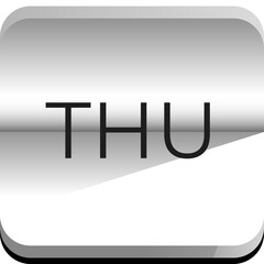 Vector simple icon calendar, 7 day of the week, Collection of calendar symbols.