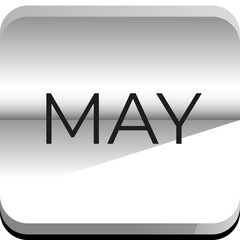 Vector simple icon calendar, month of the year, collection of calendar symbols.