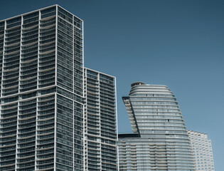 Obraz premium modern office building in the city skyscrapers Brickell miami 