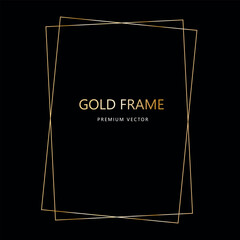 gold photo frame