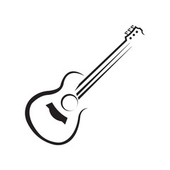 guitar icon vector illustration design template