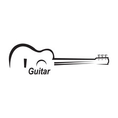 guitar icon vector illustration design template