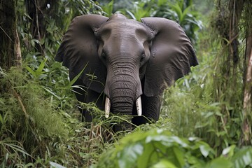 title. forest elephant. preserving the habitat of earths magnificent guardians
