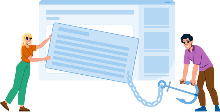 link anchor text vector