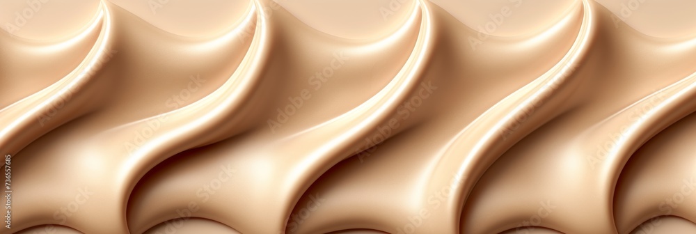 Poster melted chocolate swirls abstract background texture with flowing brown liquid for design projects.