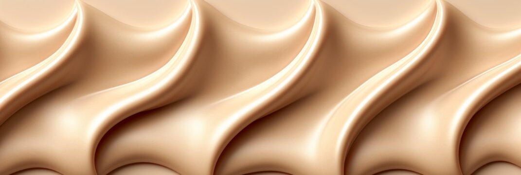 Melted chocolate swirls abstract background texture with flowing brown liquid for design projects.