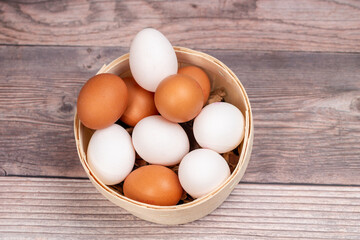 eggs in a basket