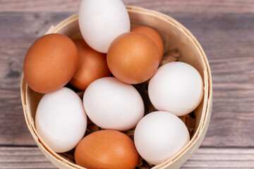 eggs in a basket