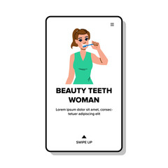 face beauty teeth woman vector