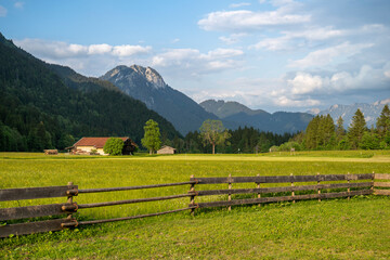 Bavarian mountain landscape