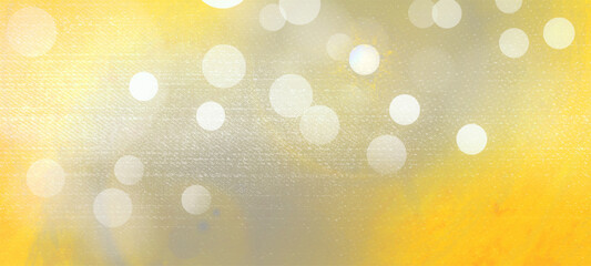 Yellow bokeh background for banner, poster, event, celebrations, ad, and various design works