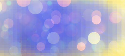 Blue bokeh background for banner, poster, event, celebrations, ad, and various design works