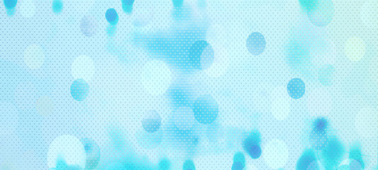 Blue bokeh background for banner, poster, event, celebrations, ad, and various design works