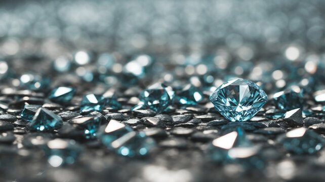 "Diamond-Infused Metal: Textured Background for Editorial Purposes"