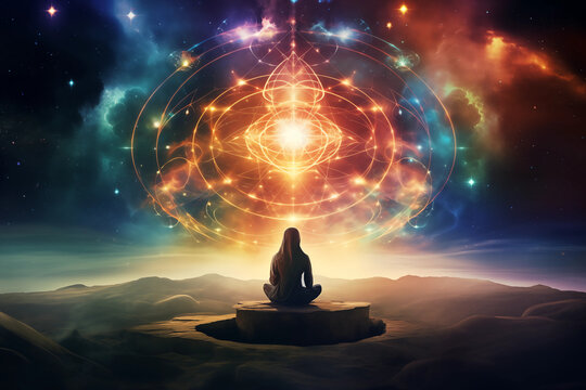 cosmic rebirth, meditation, and chakras