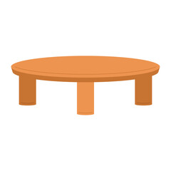 Side table icon Home decor Vector illustration