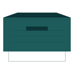 Side table icon Home decor Vector illustration