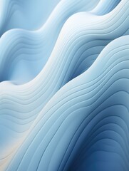 Abstract blue wave background. Generative AI.