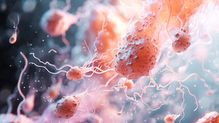 受精する精子 - obrazy, fototapety, plakaty