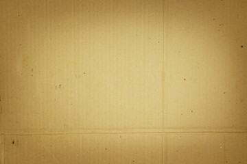 Brown corrugated cardboard, background texture .