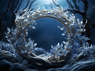 Beautiful blue feathers background close up