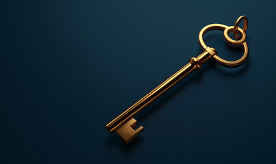 Golden Key of Opportunity, Exclusive Access Concept
