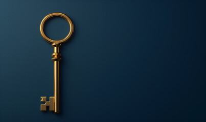 Golden Key of Opportunity, Exclusive Access Concept

