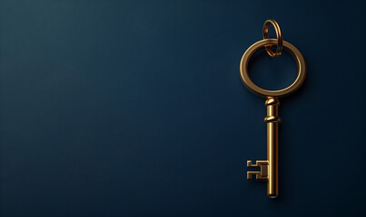 Golden Key of Opportunity, Exclusive Access Concept
