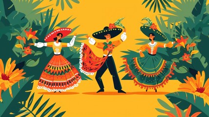 Cinco de Mayo dance performance featuring traditional folk dances, showcasing Mexican heritage