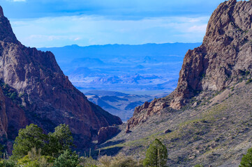 The Window at Chisos Basin of the Big Bend National Park in Southwest Texas.