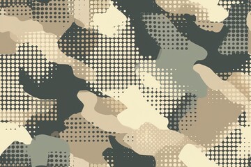 Camouflage digital art patterned background
