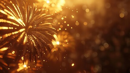 Obraz premium Magic holiday abstract glitter background with blinking stars and falling snowflakes. Blurred bokeh of Christmas lights.