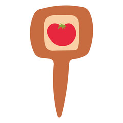 garden signs for plants for the vegetable. Icon, element, symbol.