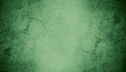 Obraz premium Dark abstract green stone concrete paper texture background panorama banner long, with space for text