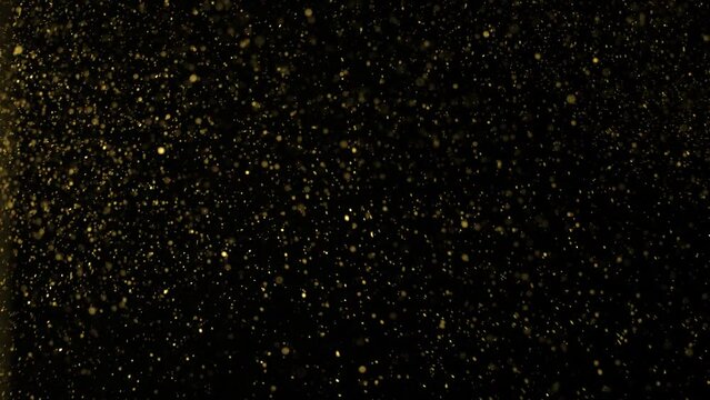 Partical goldan dust with Glow 4K 30fps